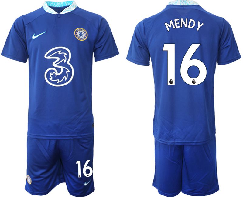 Cheap Men 2022-2023 Club Chelsea FC home blue 16 Soccer Jersey